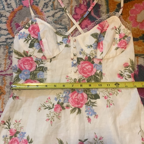 Revolve LPA Capriana Midi Dress in Giardino Floral NWT Size Small - Picture 12 of 14